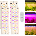 Grow Lights for Indoor Plants 40W Ultra-Thin Panel Plant Grow lamp 11.8 Inch Warm White Light & Red Blue Light Full