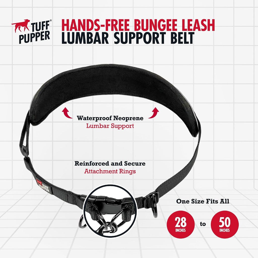 Hands Free Bungee Dog Leash, Waist Belt for Running & Walking