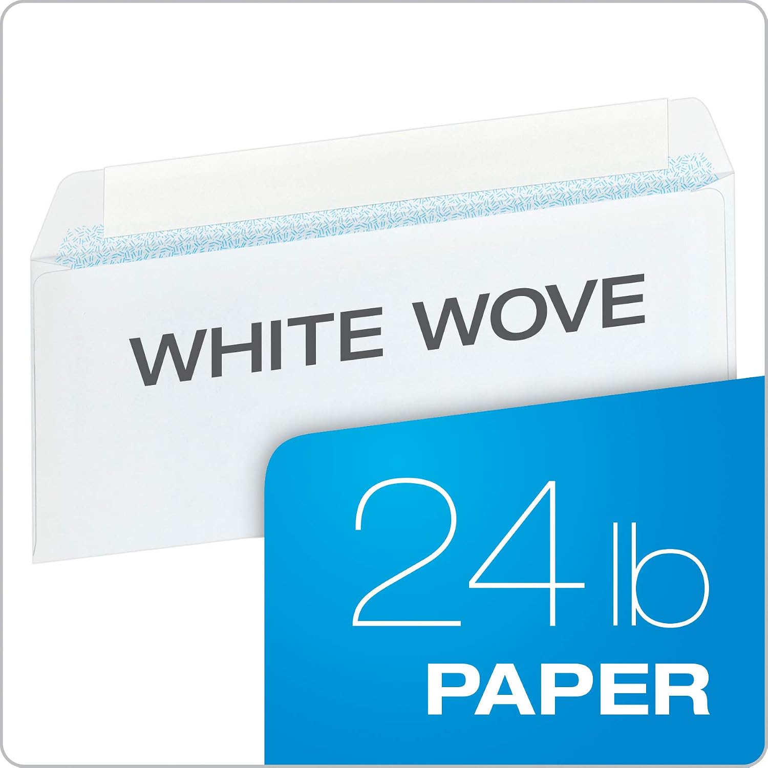 #10 Single-Window Security Envelopes, 4-1/8 x 9-1/2 Inch, Self Seal, White, for Mailing Invoices, Statements &