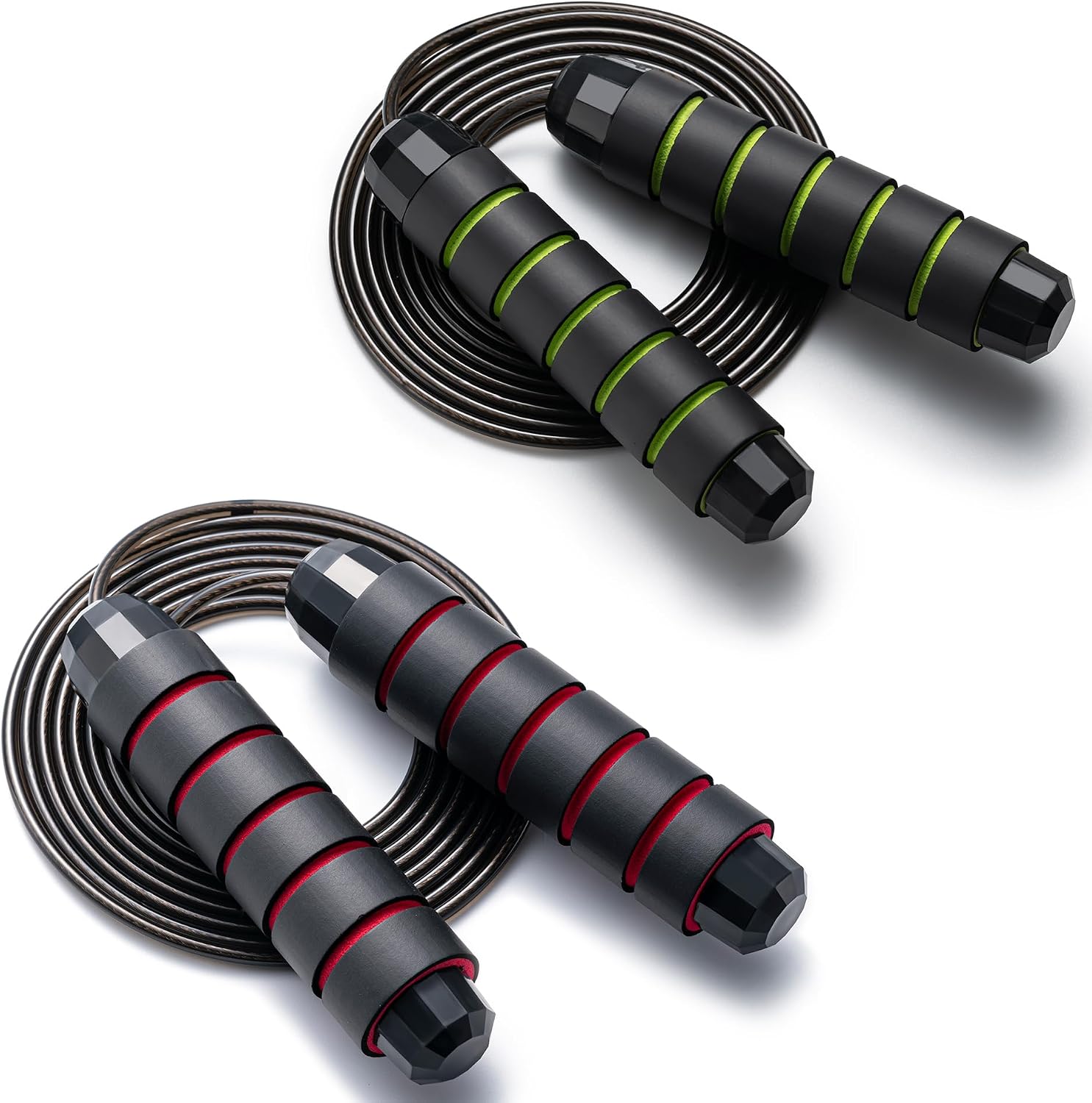 Jump Rope, Adjustable Jump Ropes,Skipping Rope Tangle-Free Rapid Speed with Ball Bearings for Women Men Kids,Exercise