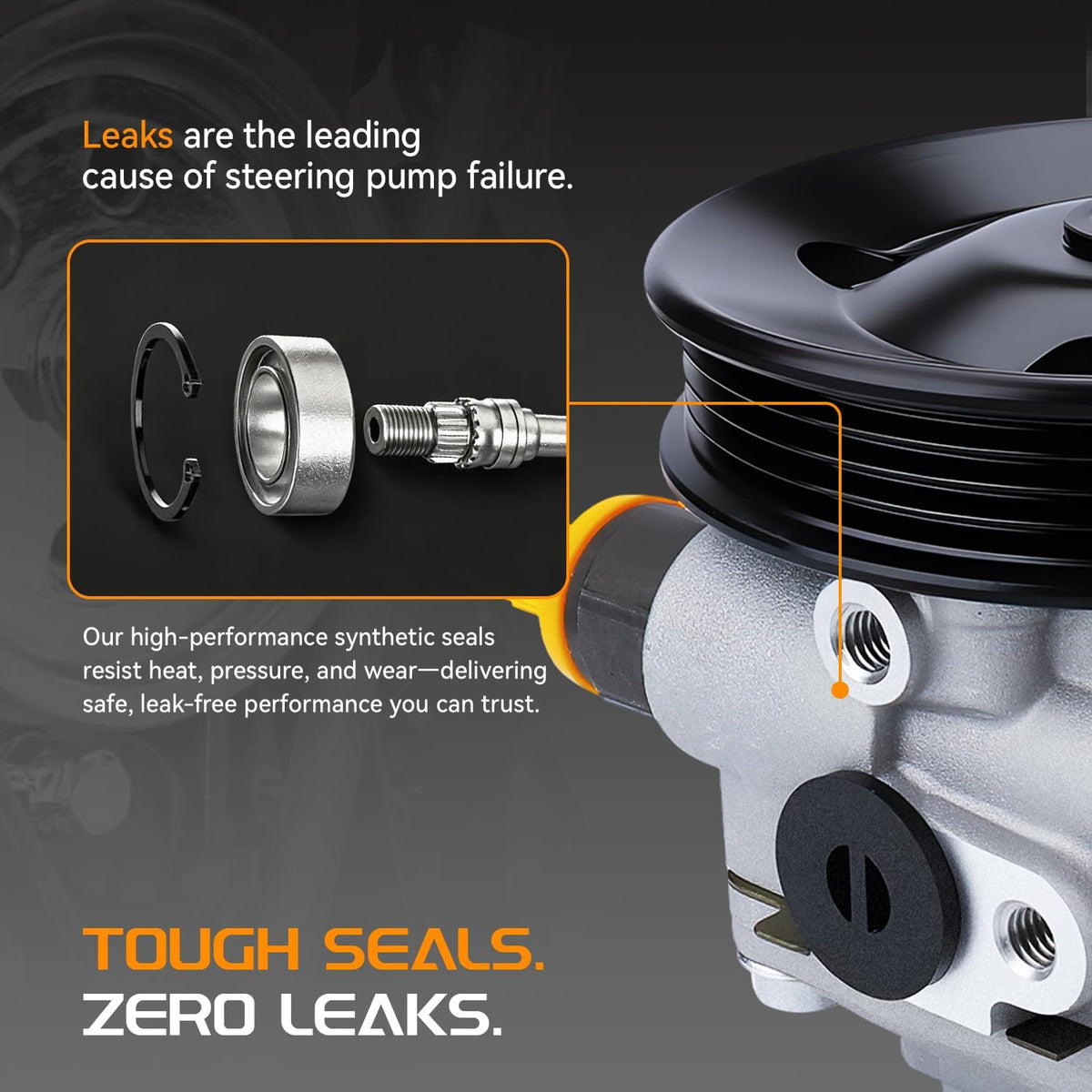 Power Steering Pump for Toyota Sienna 2004-2006