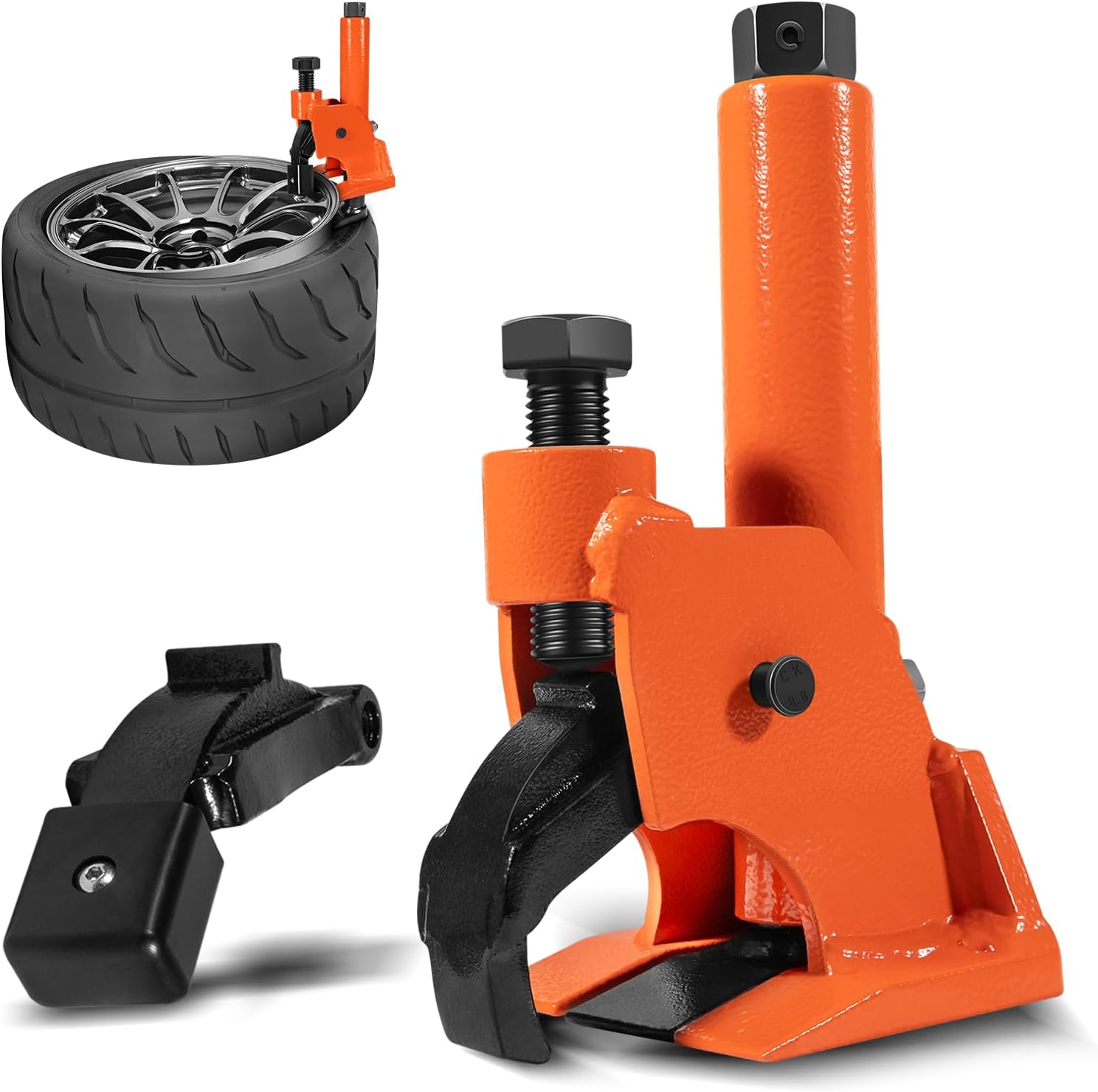 Manual Tire Bead Breaker Tool, Heavy-Duty Rim-Safe Bead Breaker for 38–42 Inch Tires, Portable Tire Removal Tool for