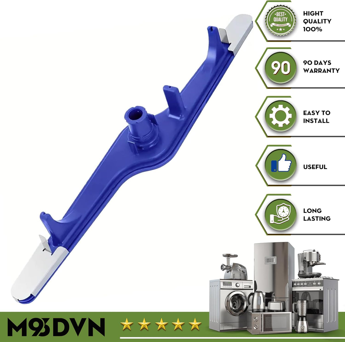 Lower Spray Arm Replacement For Frigidaire FFCD2413US0A FFBD2408NS10C FFBD2406NW3A FFBD2406NS7B FFCD2413US4A FFBD2406NS3A FFBD2412SS2A FFID2423RS4B FFCD2413UW2A LFID2422RF1A FFBD2406NS9B Dishwasher