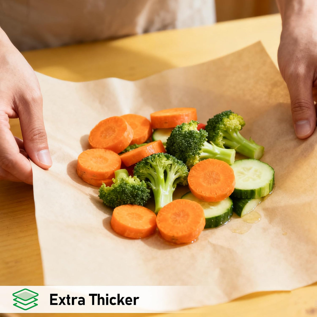 500 Pcs Non-Stick Parchment Paper Baking Sheets 12-3/16"x16-3/8"