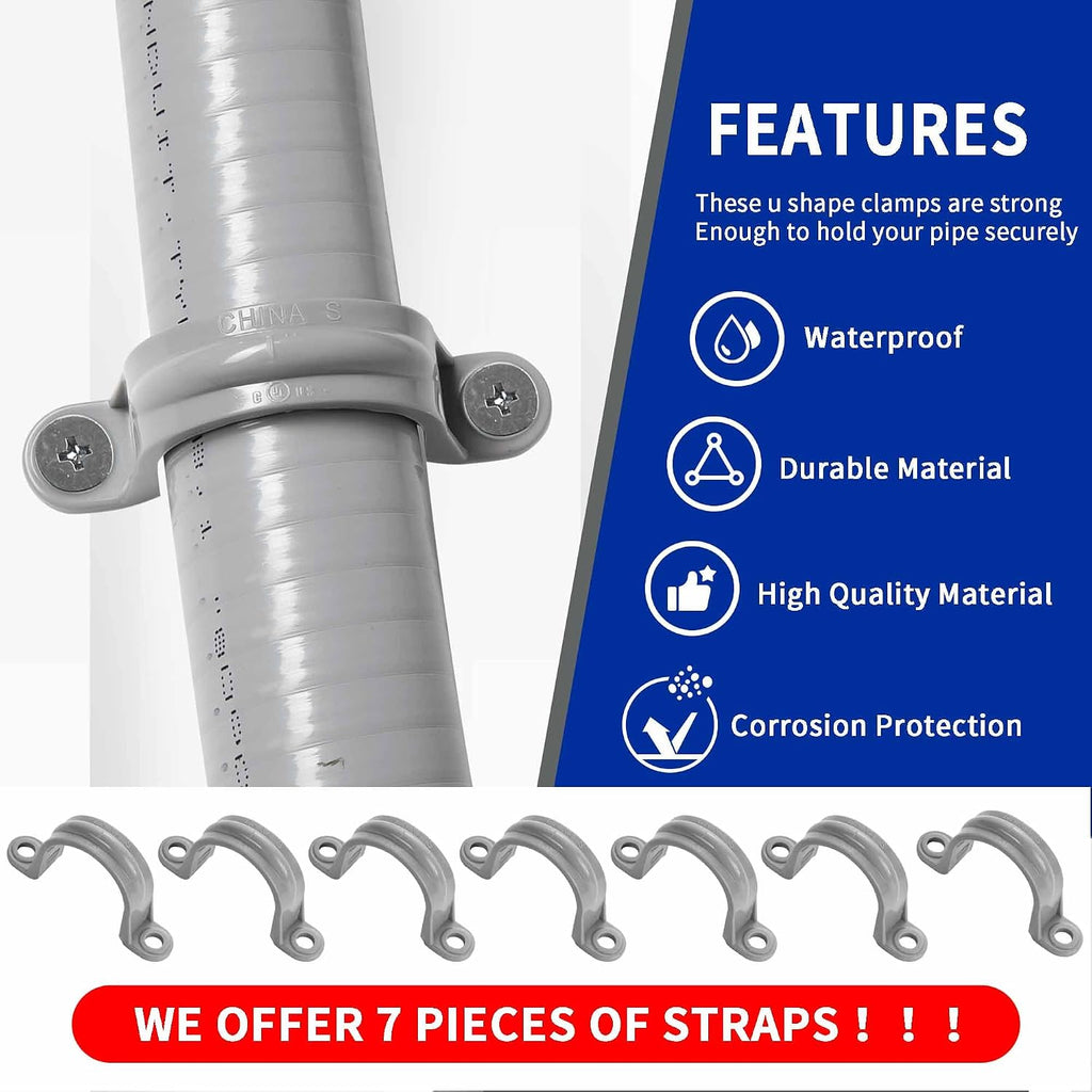 (1 inch Dia * 25 Feet) Yariwiz Flexible Electrical Conduit Liquid Tight PVC Conduit Kit with 3 PCS Coupling, 3 PCS