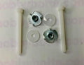 RC Airplane Wing Bolt Kit, 10-32x2 inch Screws with T-Nuts and Washers, 1 Set