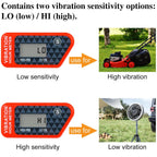 Vibration Hour Meter, IP68 Waterproof, for Small Engines, Red