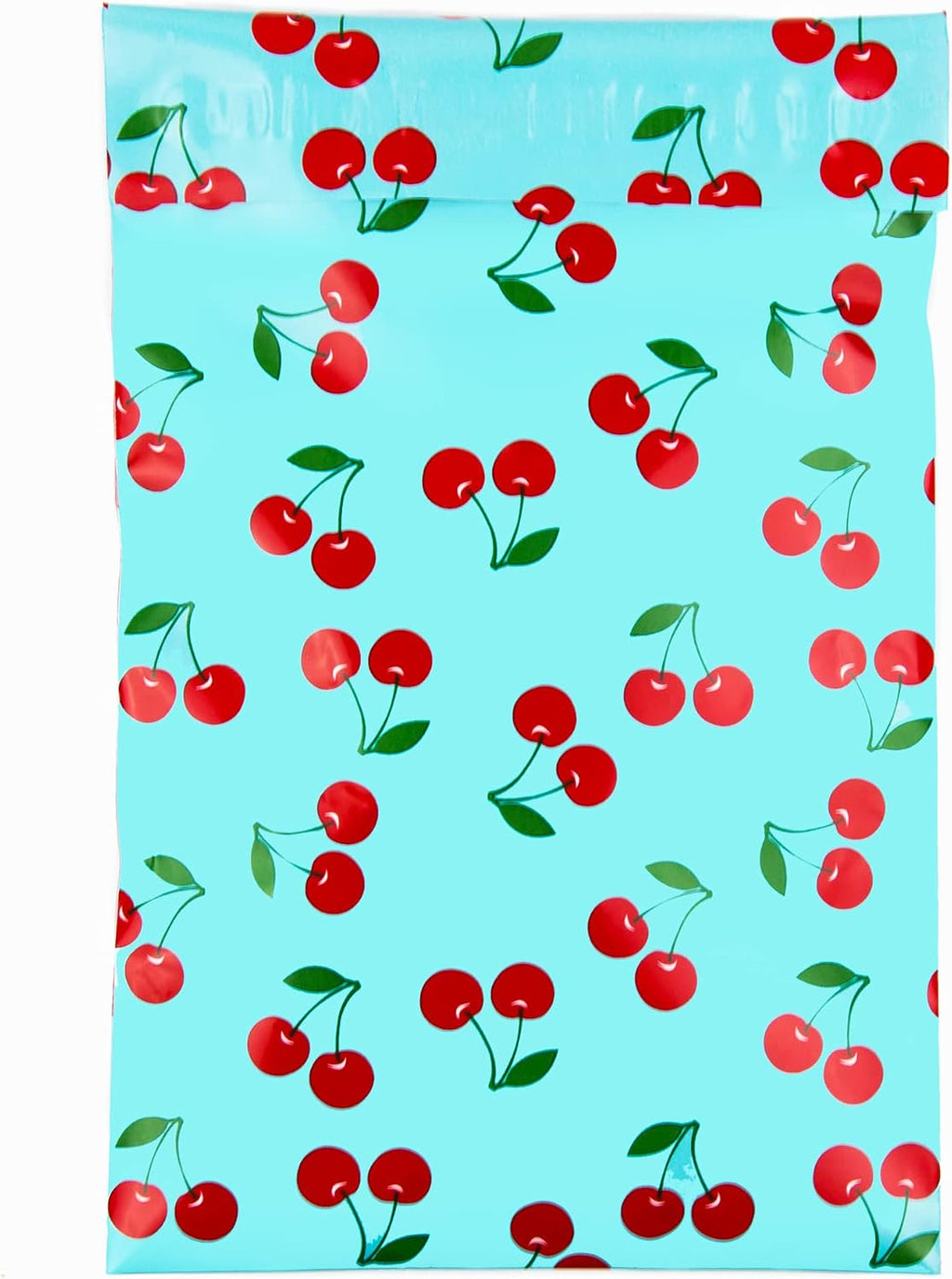 100 Small Poly Mailers 6x9 -Blue Cherries- Shipping Bags