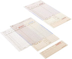 AmerCare Royal Tan Loose Guest Check Paper Receipt Book, Carbonless Order Book with 15 Lines, 2 Part Booked, Case of