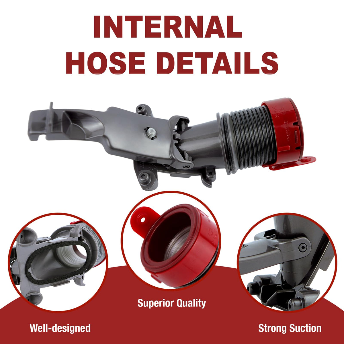 920682-01 Replacement for Dyson DC41 DC65 UP13 UP20 Vacuum Cleaner Hose