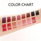 2Colors Dual-Ended Brown Lip Liner Lip Gloss Set, Nude Ombre Lipstick