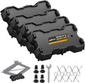 RV Stabilizer Jack Pads for 8.75"-9.5" Length Scissor Jack,4 Packs | 15000lbs,Heavy Duty RV Leveling Blocks,Study