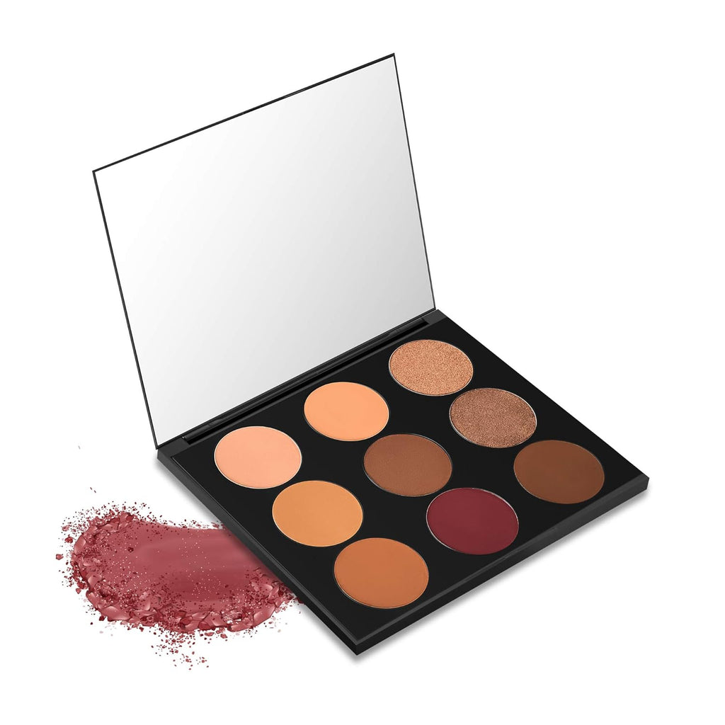 Cosmetics Eyeshadow Palette Nude and Dark Eyeshadows, 16.38g/0.58oz | Vegan, Paraben-Free Cruelty-Free Makeup, Made