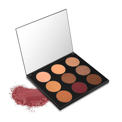 Cosmetics Eyeshadow Palette Nude and Dark Eyeshadows, 16.38g/0.58oz | Vegan, Paraben-Free Cruelty-Free Makeup, Made