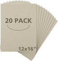 Mat Board Center 20 Pack 12x16 Chipboard Sheets 50pt Grey