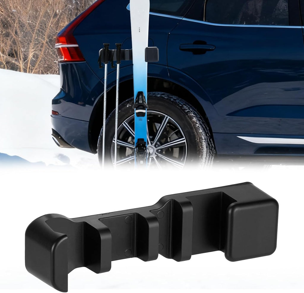 Magnetic Ski & Snowboard Car Holder - Safeguards Equipment, Keeps Skis & Boards Upright, Protects Vehicle Paintwork