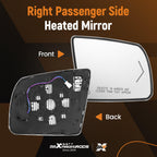 maXpeedingrods Right Side Mirror Glass for Toyota Sequoia 2008-2017