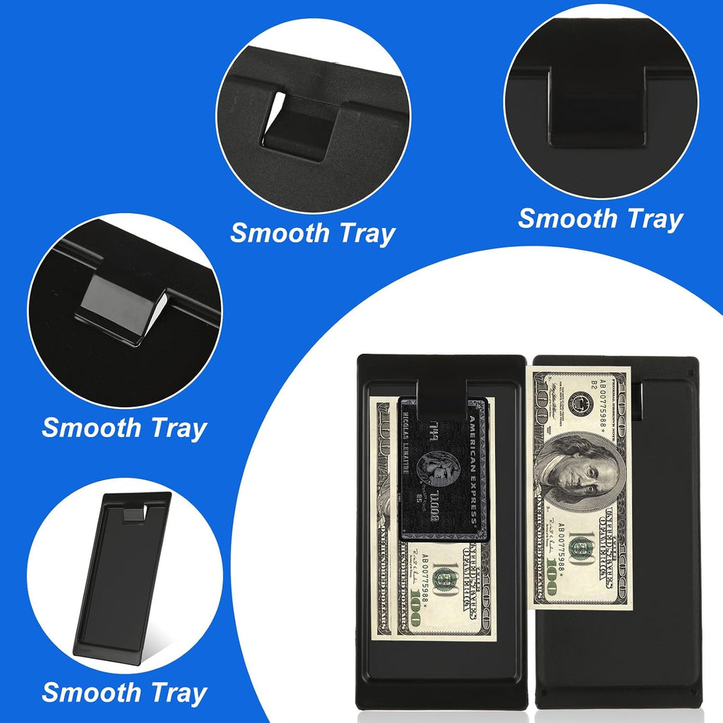 32 Pack Check Presenters for Restaurants, Black Check Holders, Check Presenter Trays, Checks Tip Holder for Receipts