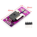HiLetgo ACS758 ACS758LCB-050B-PFF-T 50A Linear Current Sensor ACS758LCB Current Module 120 kHz Bandwidth 3-5.5V