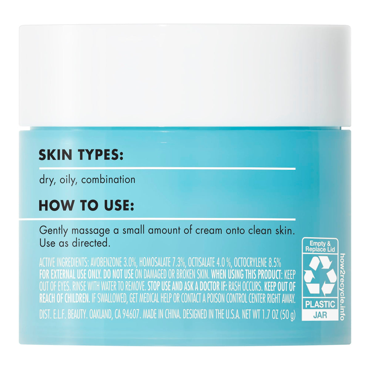 SKIN Holy Hydration! Face Cream SPF 30 Sunscreen Moisturizer, 1.7 oz