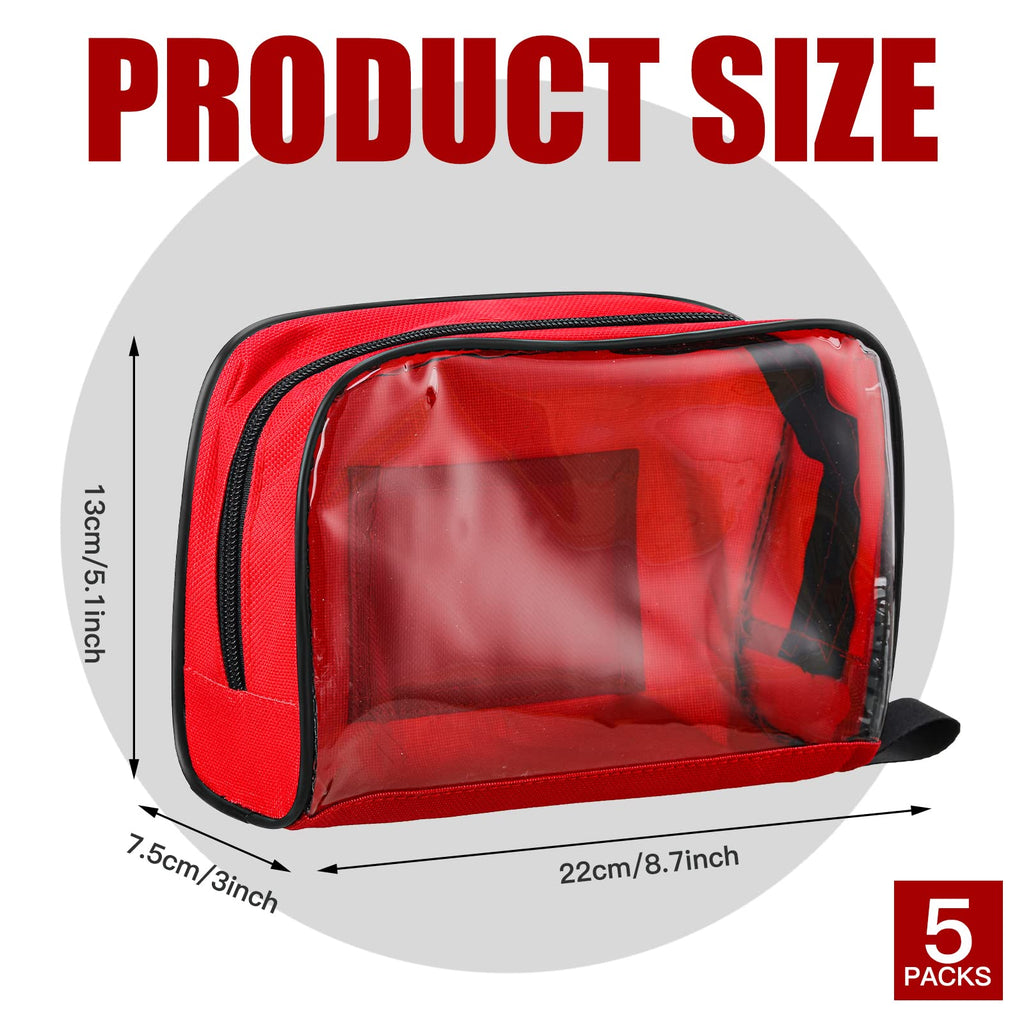 5 Pcs 5 Colors First Aid Kit Bag Empty Emergency Medical Kit
