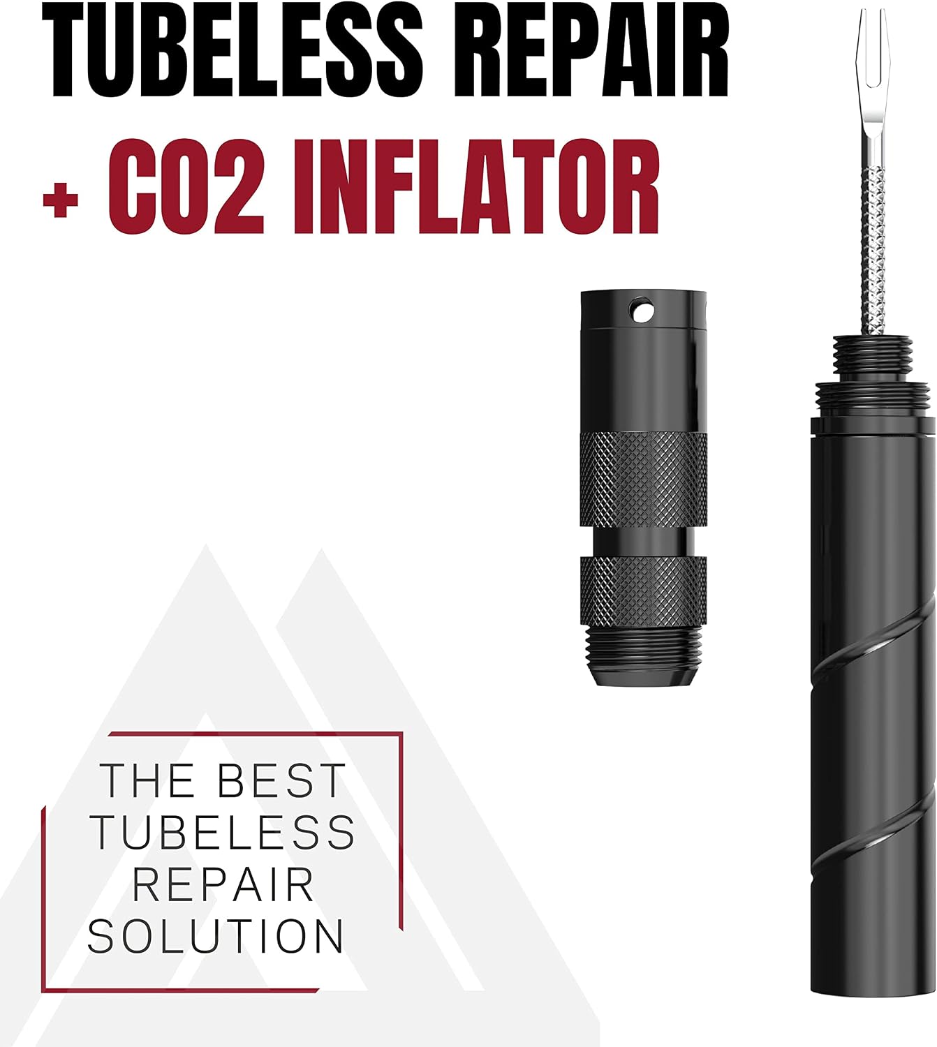 Tubeless Tire Repair Kit for Bikes 8 Colors! Fixes Mountain Bike and Road Bicycle Tire Punctures
