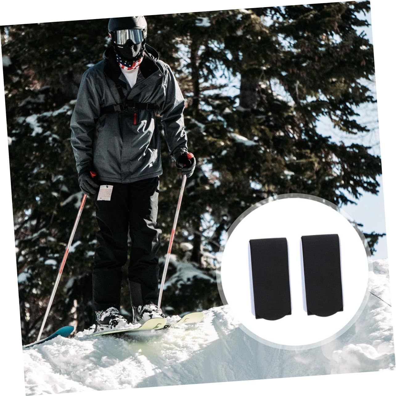 2pcs Snowboard Carrying Straps -wear Fixing Tape for Securely Transporting Snowboards and Skis for Sleds and Outdoor