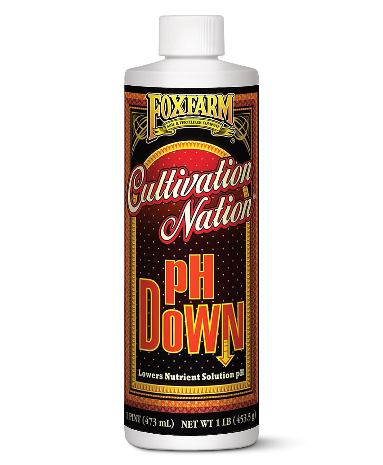 Cultivation Nation pH Down for Plants’ Nutrient Solutions - Formulated with Citric Acid for Adjustment - Ideal for