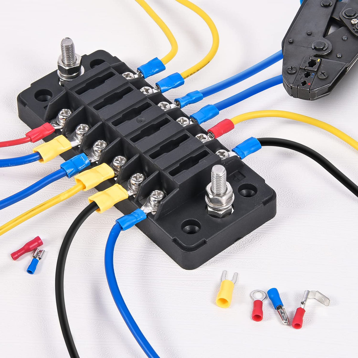 Nilight 1500PCS Mixed Quick Disconnect Insulated Electrical Crimp Terminals
