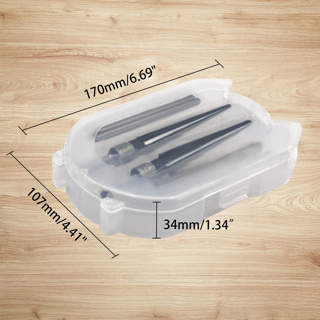 Tapered Hand Reamer Set, 3-13mm & 5-16mm 6 Flute Chamfer Reaming Tool