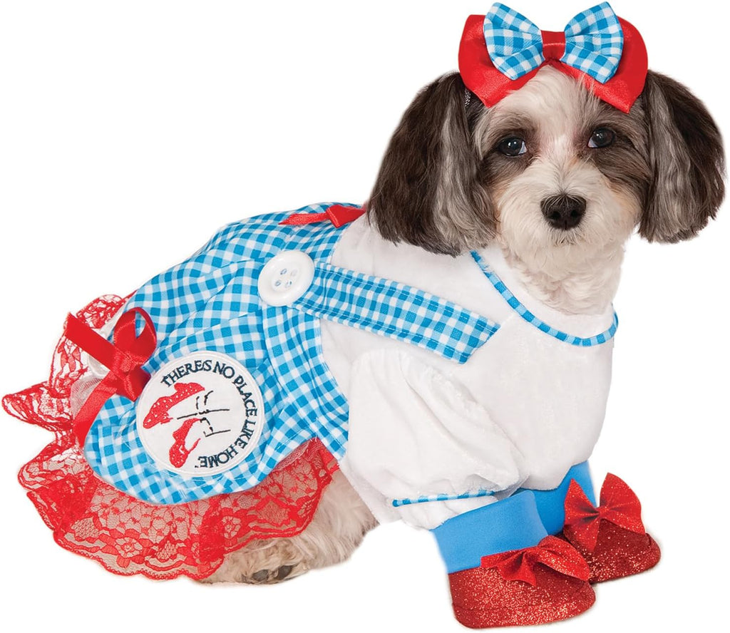 The Wizard of Oz: Dorothy Pet Costume for for Dogs or Cats by Rubies, Small