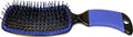 P Curved Handle Mane/Tail Brush Blue, 8 1/2" X 2 1/2", Model Number: 634801