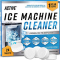 Ice Machine Cleaner Maker Descaler - 24 Clean Tablets Compatible with Frigidaire, Opal, GE Profile, Kitchenaid