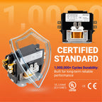 BlueStars 1 Pole 32A 24VAC Coil Contactor E312487 UL Recognised