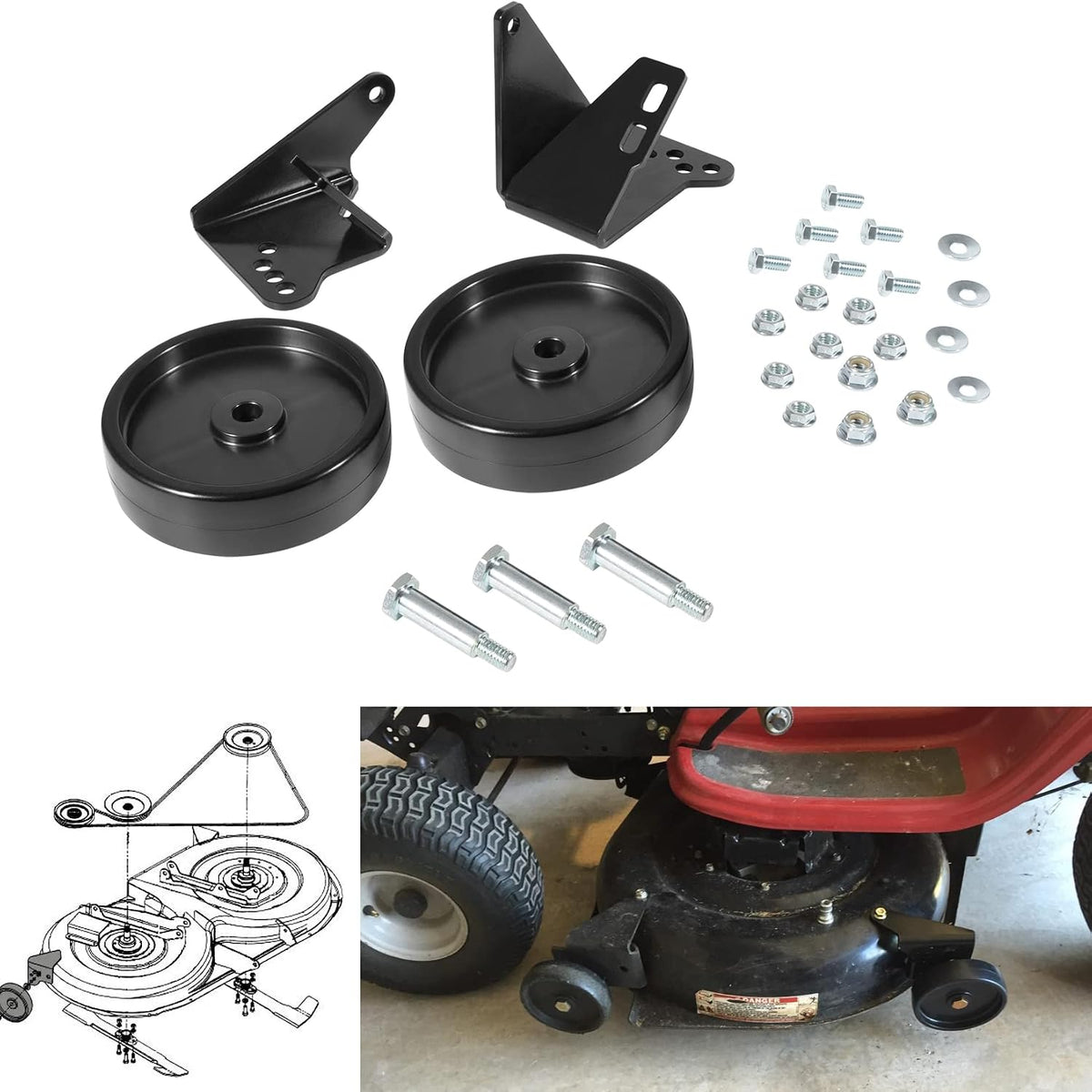 OEM-190-183 Deck Wheel Kit For MTD and Prior