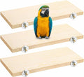 Bird Perch, 3 Pack Bird Playground Woodern Hamster Platform, Cage Accessories for Chinchilla, Parrot, Ferret, Rat