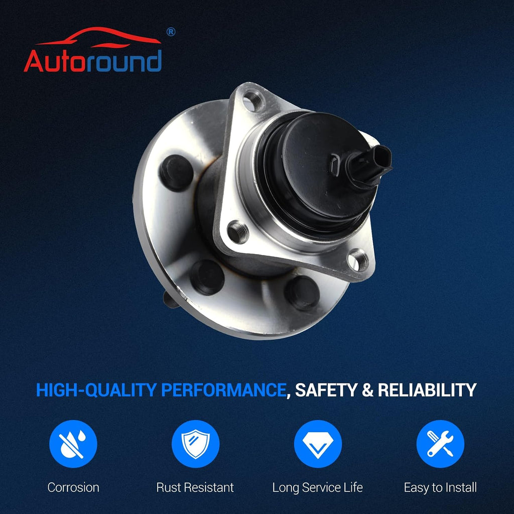 Autoround 512403 Rear Wheel Hub Assembly Fit for Toyota Corolla 2009-2019