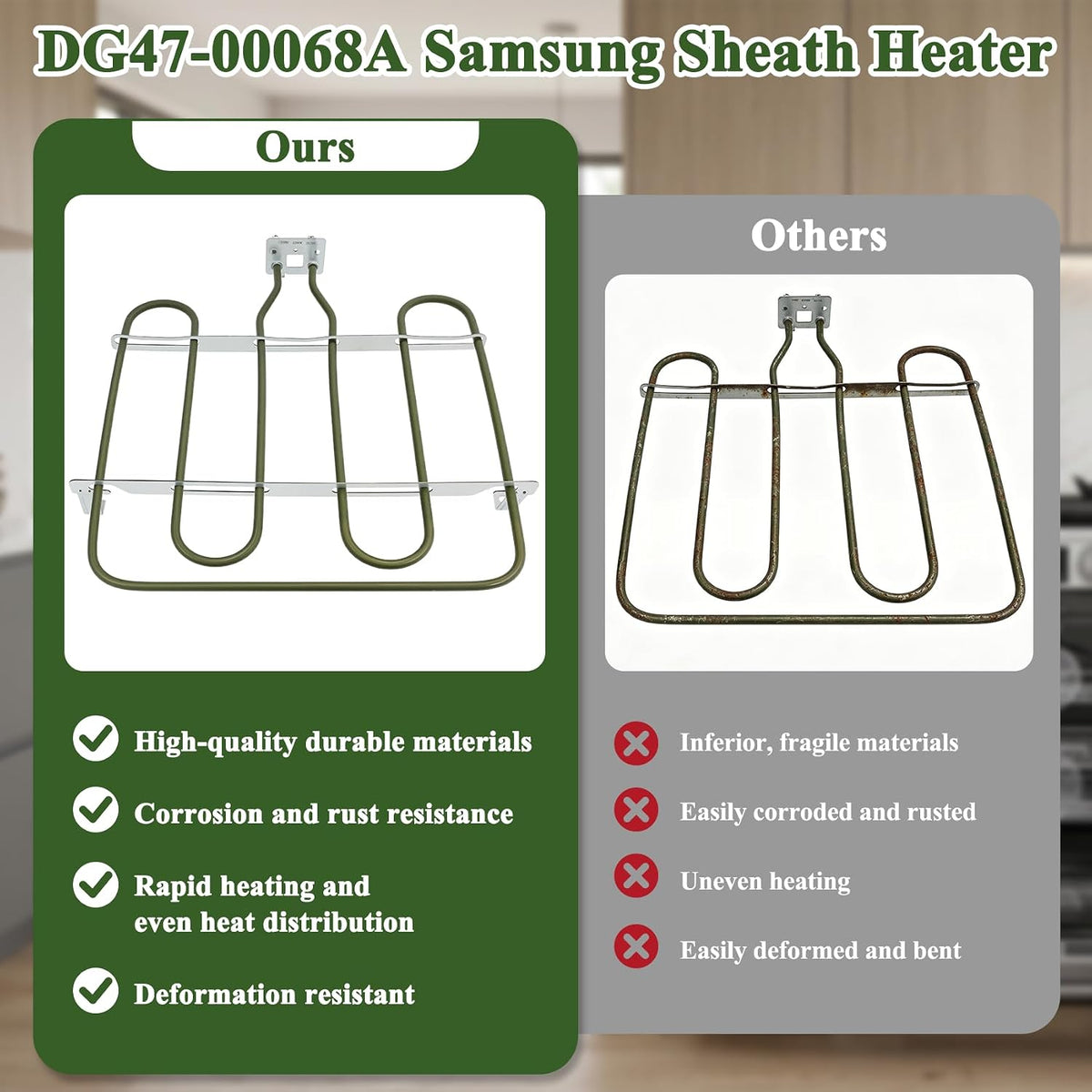DG47-00068A Broil Element Compatible with samsung Electric Range