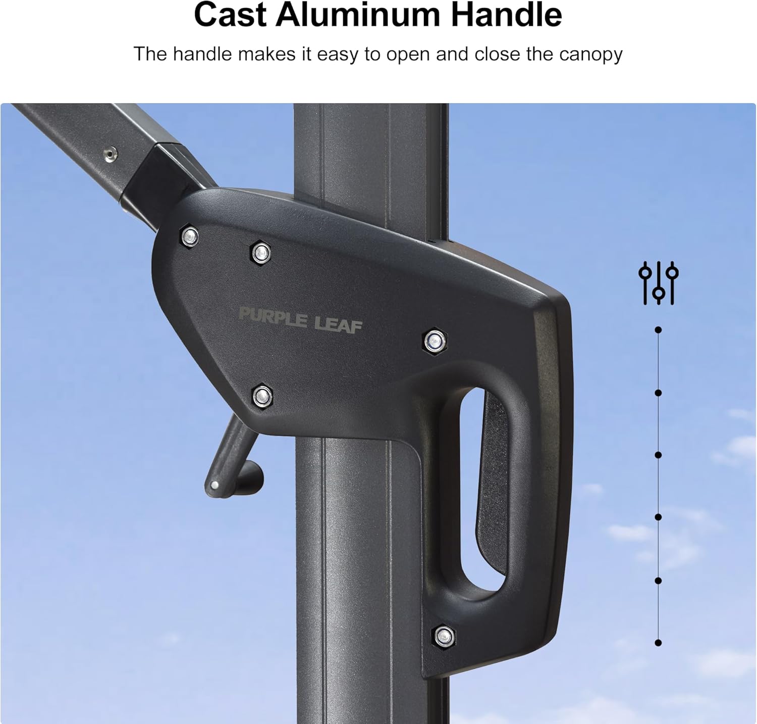 9' X 11.5' Cantilever Outdoor Rectangle Umbrella Patio Umbrella with Base Offset Umbrella with 360-degree Rotation