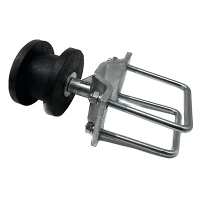 SOLARCROWS Nylon Sliding Cantilever Gate Rollers for 4" Square Post, 2” Chain Link Fence Gate Frame or Slide Gate