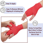 Self Adhesive Bandage Wrap, 2" x 5 Yards, 6 Pack