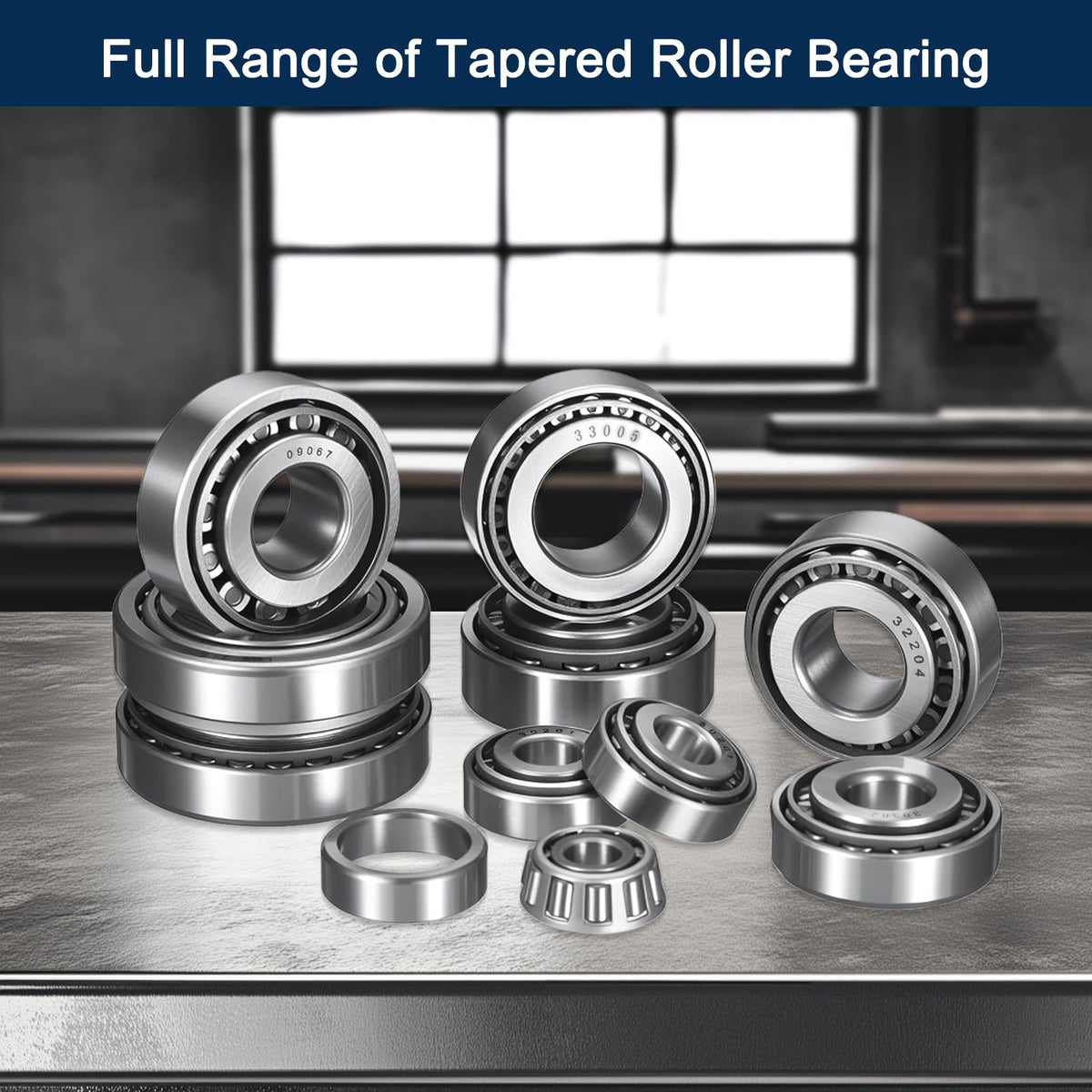 HIPicco 2 Pack 32012 Tapered Roller Bearing Cone and Cup Set