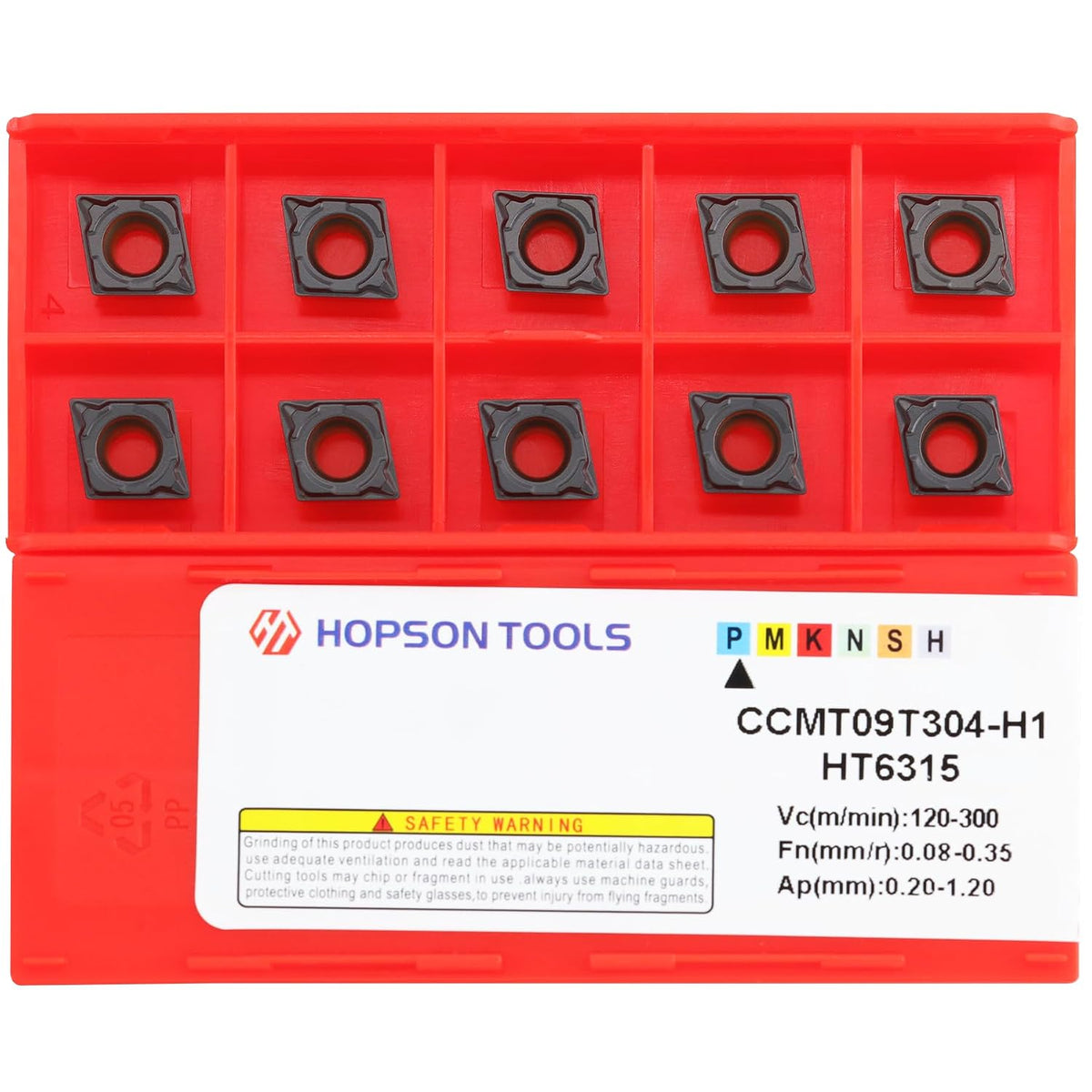 CCMT32.51 CCMT09T304 Turning Insert for Steel Finishing 10pcs