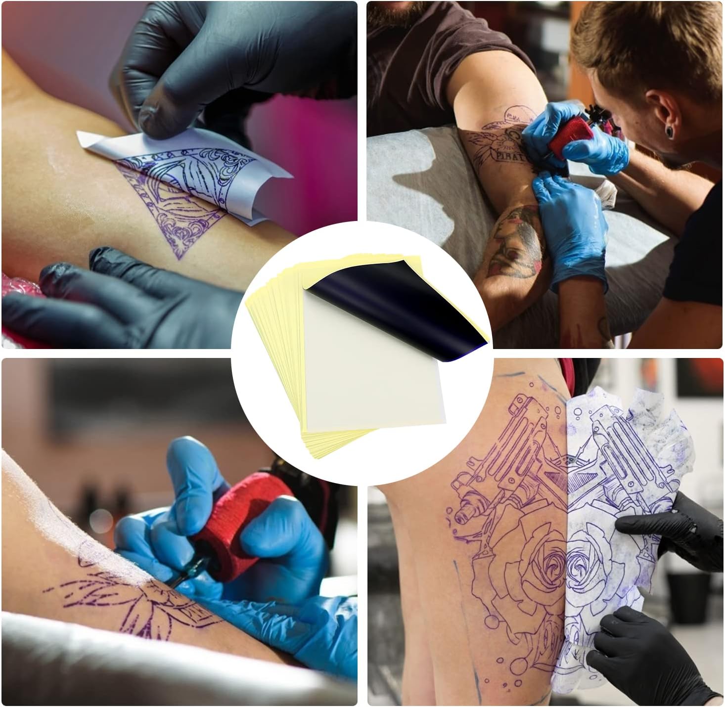 Tattoo Transfer Paper 100 Sheets A4 Size Tattoo Stencil Paper for Tattooing