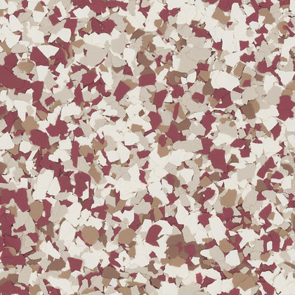 1/4" Decorative Floor Coating Flakes for Epoxy Flooring - Enhances Interior/Exterior Surfaces - for Garages