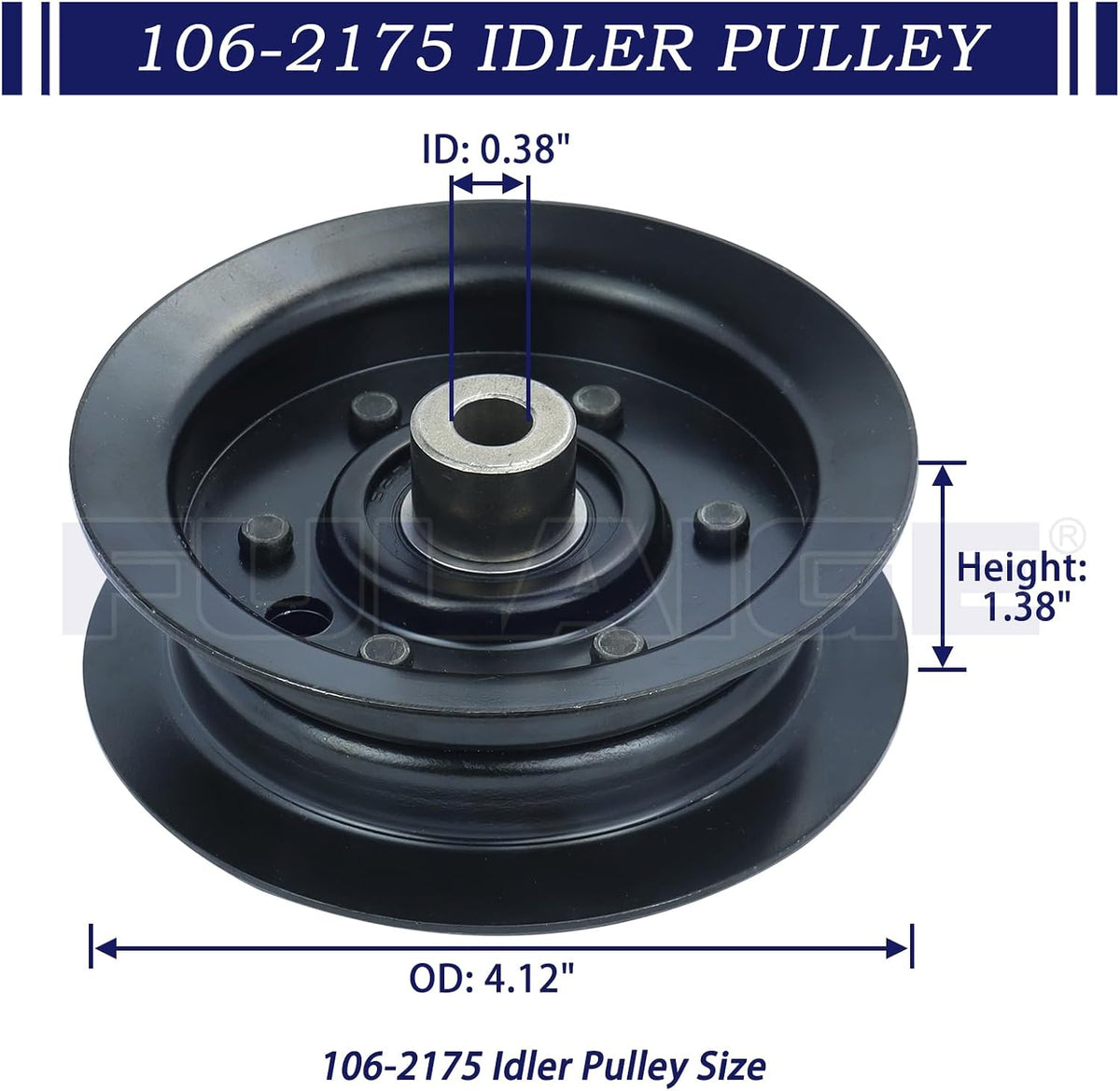 3Pcs 132-9420 Idler Pulley for Toro Timecutter SS5000 42" 50" Mower