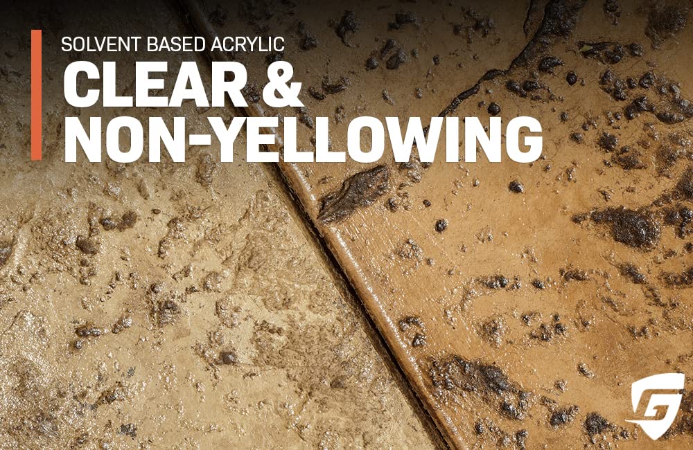 Cryli-Tek 5505-1 Gallon Solvent Based Acrylic High Gloss Wet Look Water Repellent, Concrete Sealer and Paver Sealer