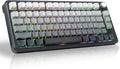 75% Wireless Mechanical Gaming Keyboard, Creamy Sound, Black