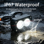 Ebike Headlight for Ridstar Q20 Series,Baja Style Light,Bright Front Light