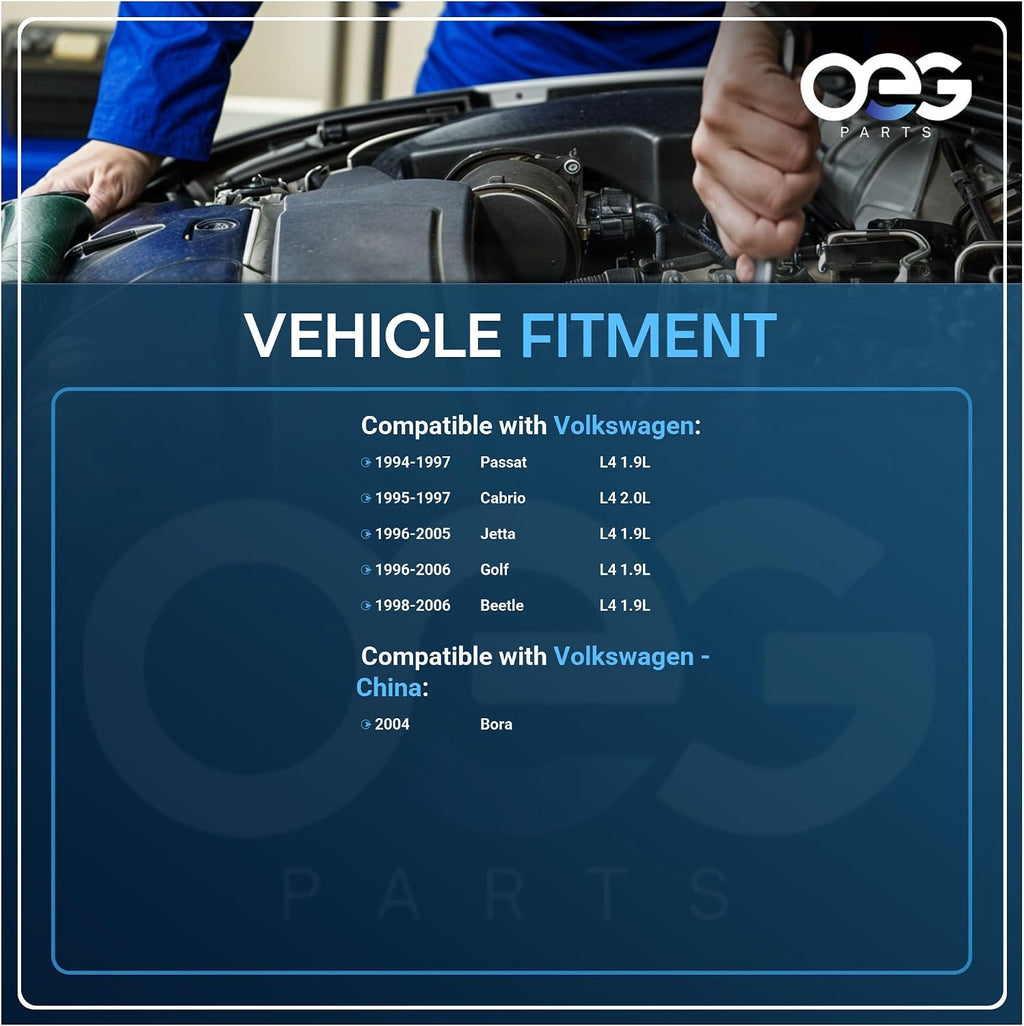 OEG Parts New Starter Compatible With Volkswagen VW Golf 1996-2006, Beetle 98-06, Jetta 96-05, Passat 94-97, TDI High Torque 2.0KW with Manual Transmission SVA0012, 41040022, SBO0056, SBO0100 41024018
